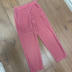 J. Crew Velvet Pink Joggers